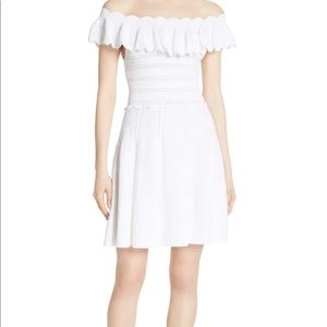 Janella Ruffled Off the Shoulder Dress